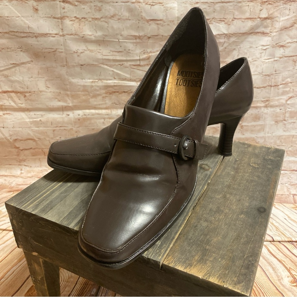 Mootsies Tootsies Dark Brown Heels